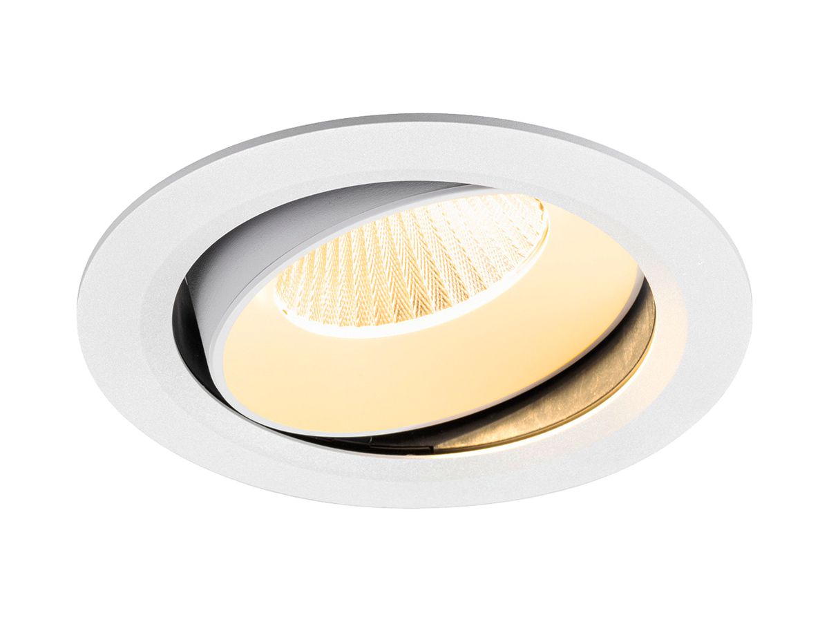 EB-LED-Spot SLV NUMINOS MOVE XL 24W 3600lm 3000K MB DALI DIM Ø190×116mm ws
