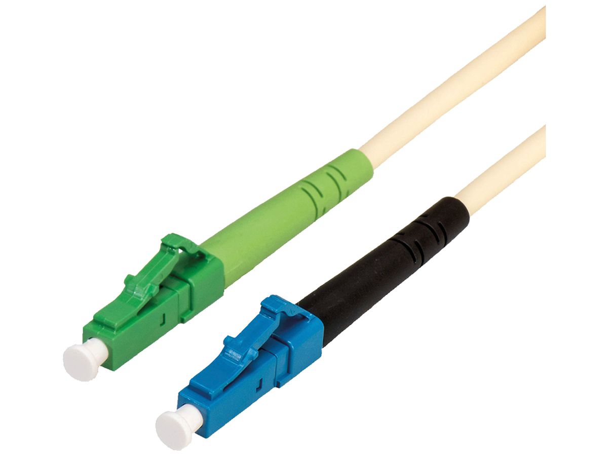 Patchkabel LWL VALUE 1×OS2 LC/LC-APC weiss 10m