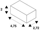 LED-Betriebsgerät SLV 3.32W 2.7…9.5V 350mA ON/OFF 47.5×27.2×20mm