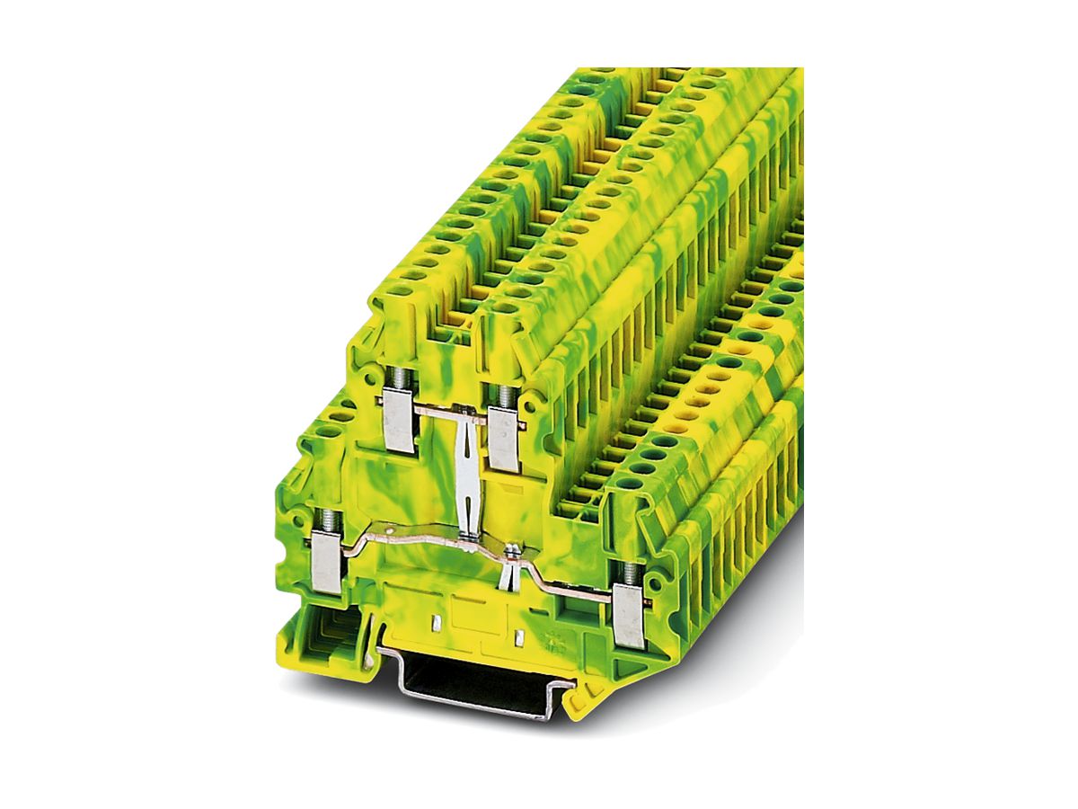 Doppelstock-Reihenklemme 0.14…4mm² grün-gelb UTTB 2.5-PE