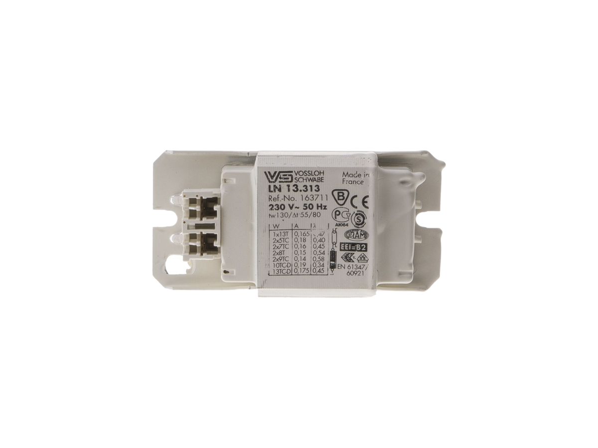 Vorschaltgerät elektromagnet. MH,2×5…9W, 1×10/13W, T5, TC-S, TC-D, TC-T