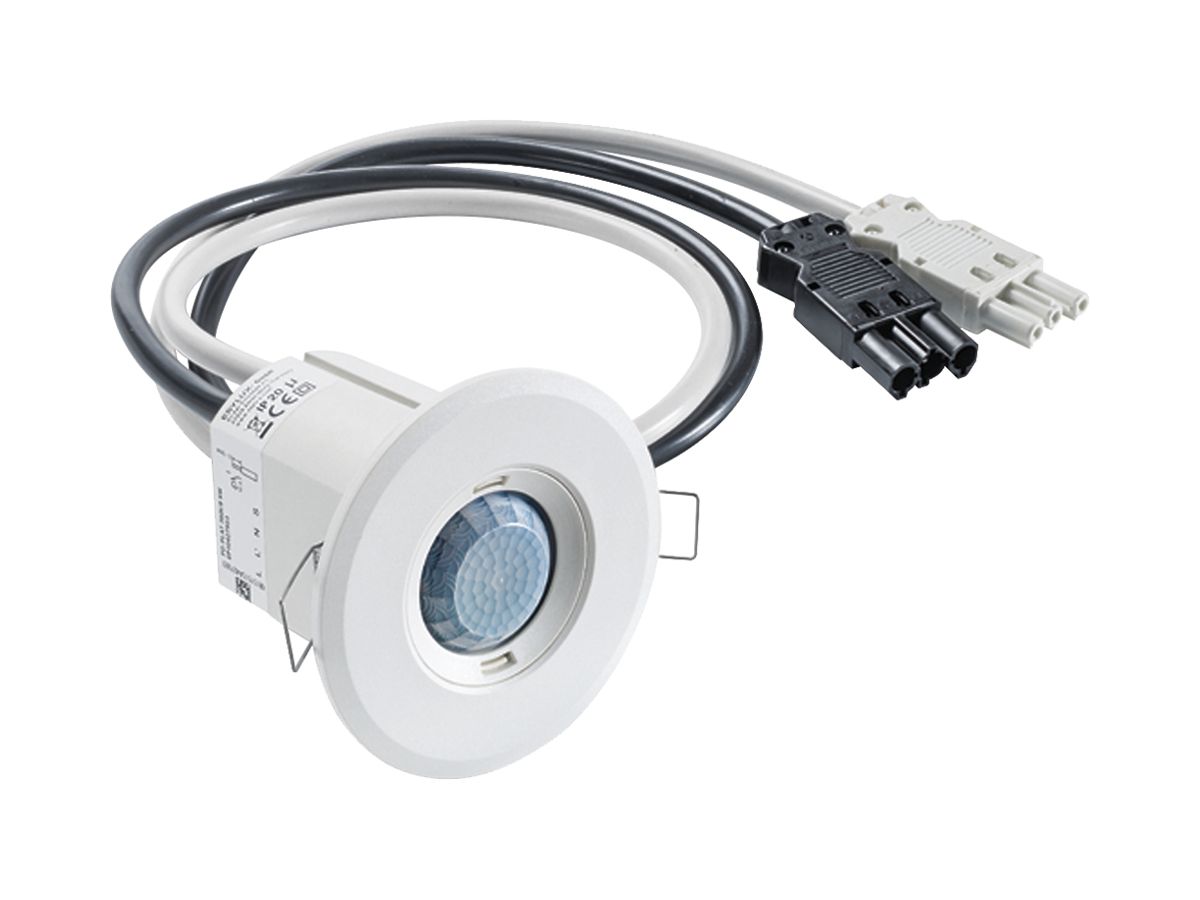UP-Präsenzmelder ESYLUX PD-FLAT-E 360i/8 RW GST, weiss