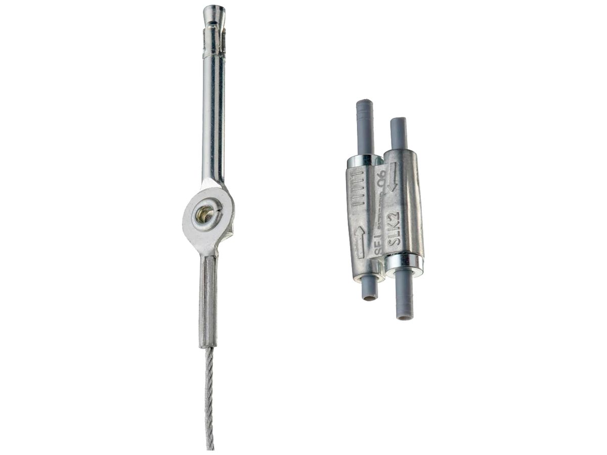 Aufhängung CADDY SPEED LINK SLK, Bolzenanker, 2mm, L=2m, Stahl