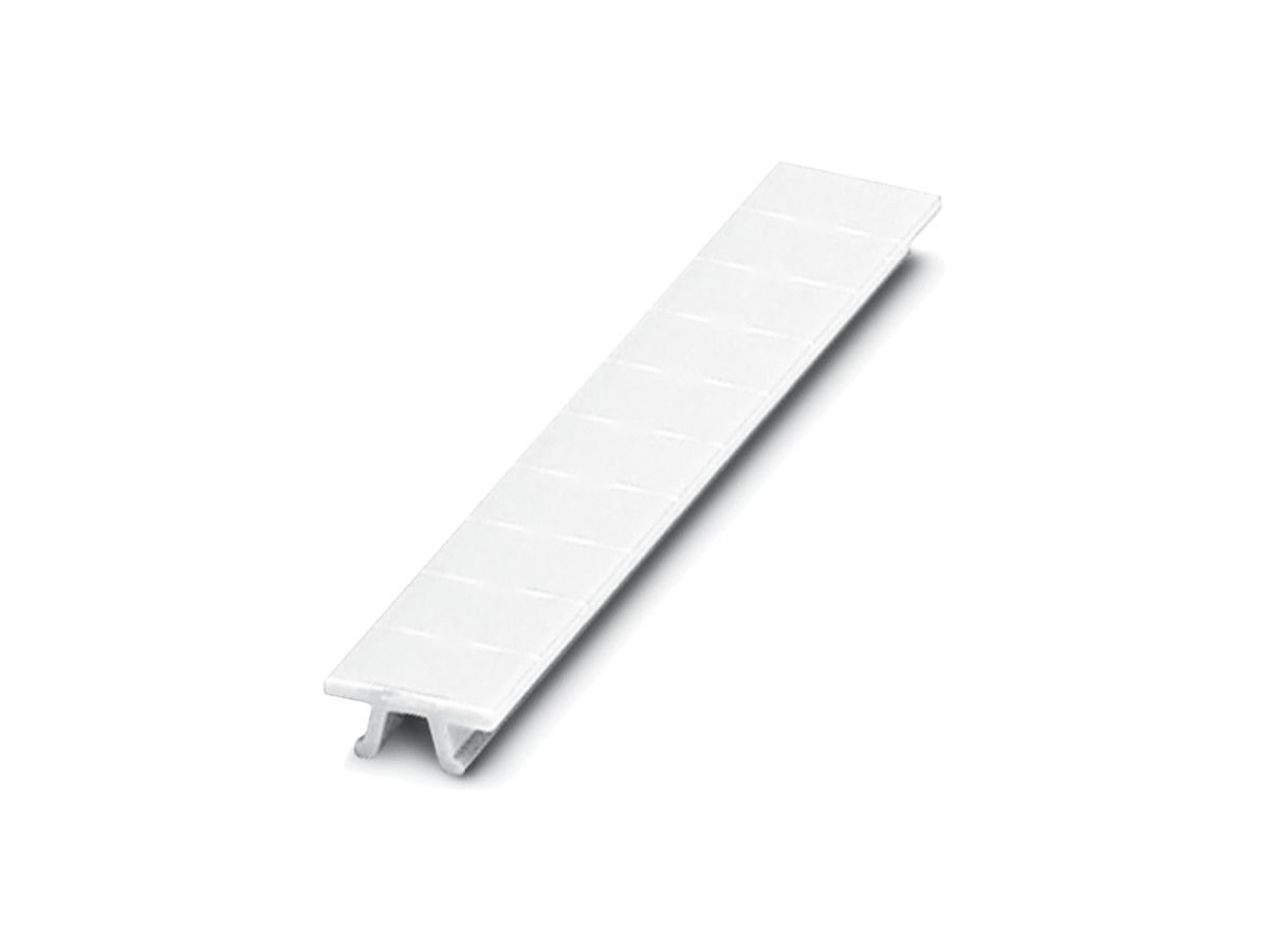 Zackband ZB weiss unbedruckt für Klemmen B=6.2mm