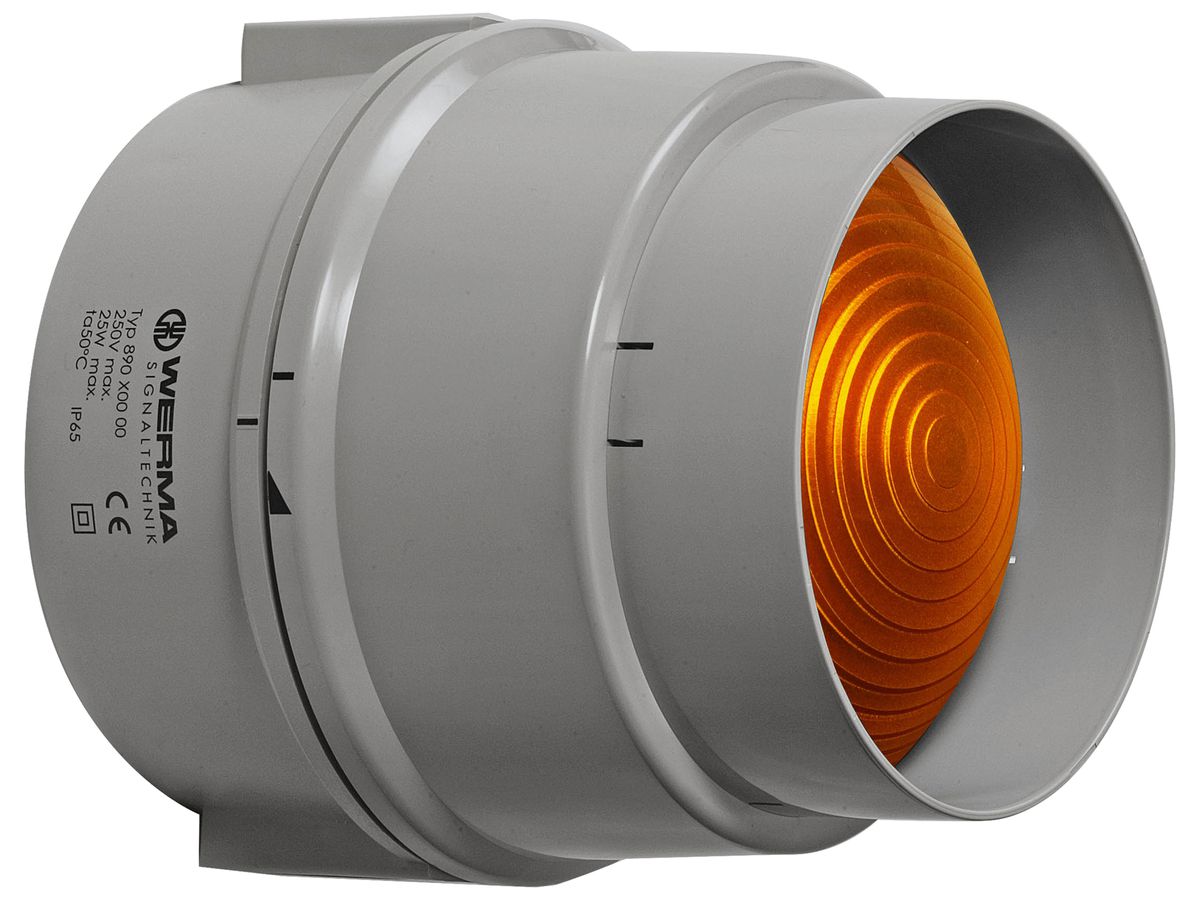 Dauerleuchte BWM 12…230VAC/DC gelb