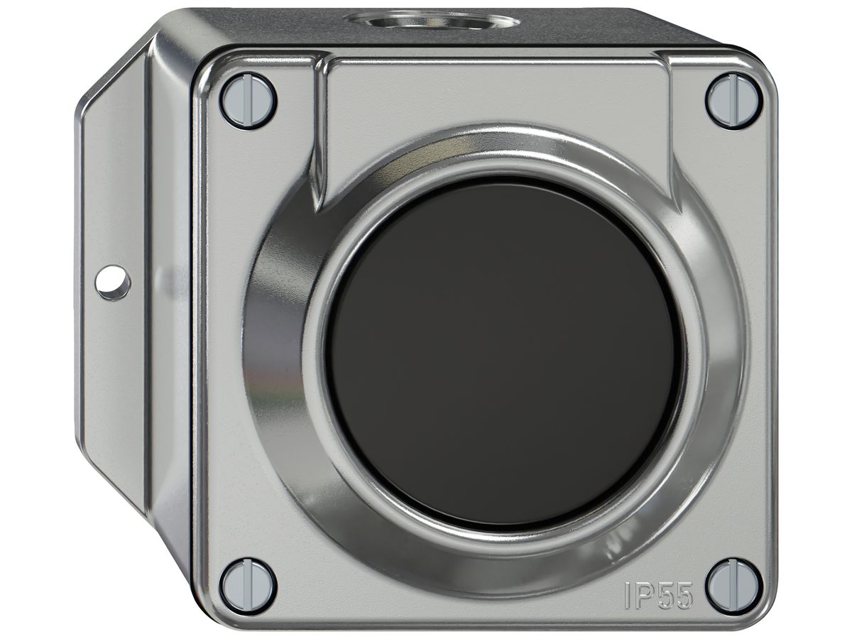 AP-Sonnerie-Drucktaster ELEMENT SNAPFIX® 111×96×87mm alu