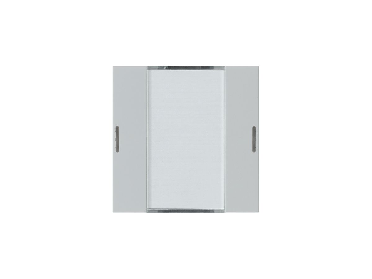 Frontset Hager kallysto LED 2×KNX systemlink/easylink hellgrau