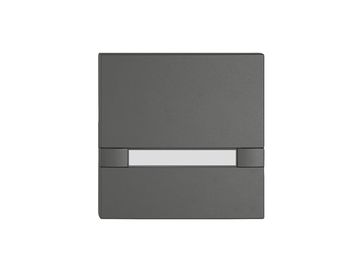Taste 1/1 EDIZIO.liv KNX&UNI m.SNAPFIX® o.LED m.Papiereinlage 2-Tastenb.dgu