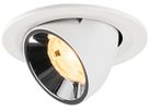 LED-Downlight SLV NUMINOS GIMBLE S 6.7W 1050lm 3000K NB DALI Ø90 ws/cr
