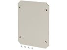 Montageplatte Hensel, Isolierstoff 4mm stark, für Leergehäuse EB 35…