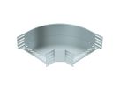 Bogen BET RB 90° 110×300mm Stahl bandverzinkt