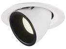 EB-LED-Downlight SLV NUMINOS GIMBLE M, 17.5W 500mA 1600lm 4000K 40° ws/sz