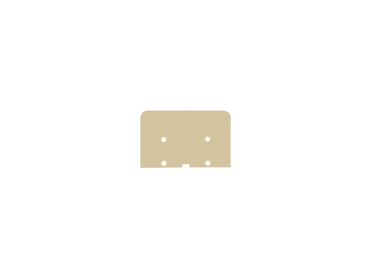 Zwischenplatte Weidmüller TW AKZ2.5 32.5×28mm beige