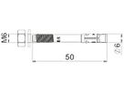 Bolzenanker BET FNAII M6×55mm Edelstahl 316 (V4A)