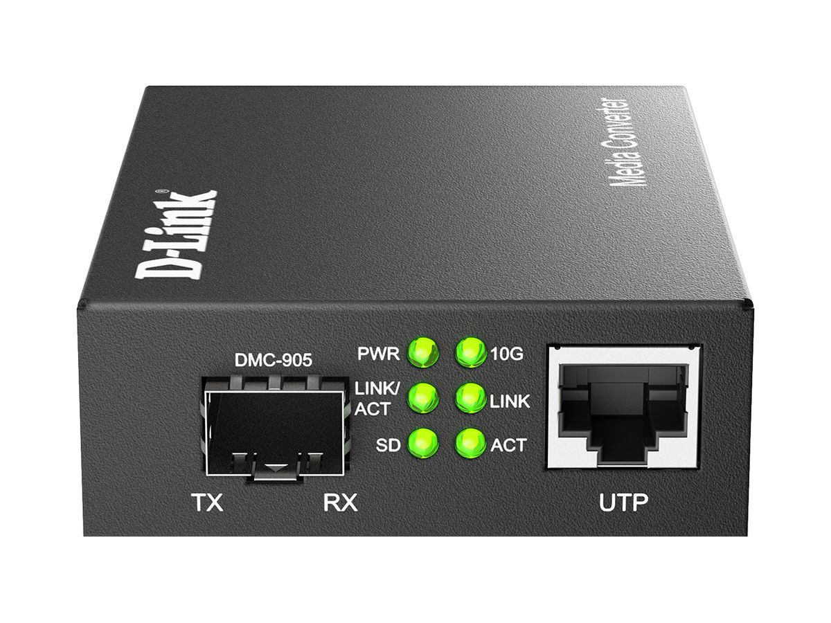 Konverter D-LINK DMC-905/E, RJ45 10GBASE-T ↔ SFP+ 10GBASE-X