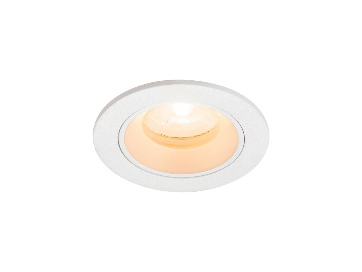 EB-LED-Deckenleuchte SLV NUMINOS XS 6.9W 900lm 2700K NB DALI DIM Ø65×45mm ws