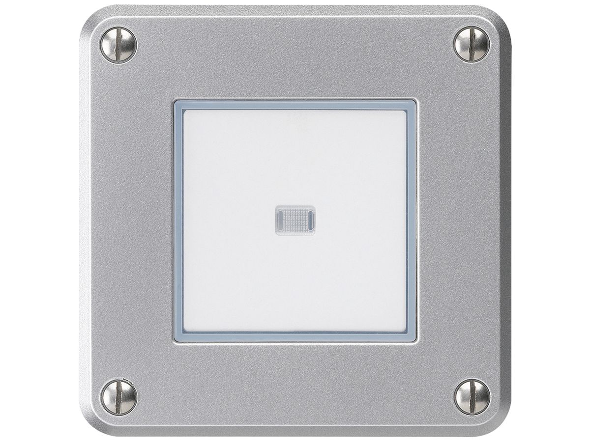 UP-Drucktaster robusto IP55 aluminium beleuchtet