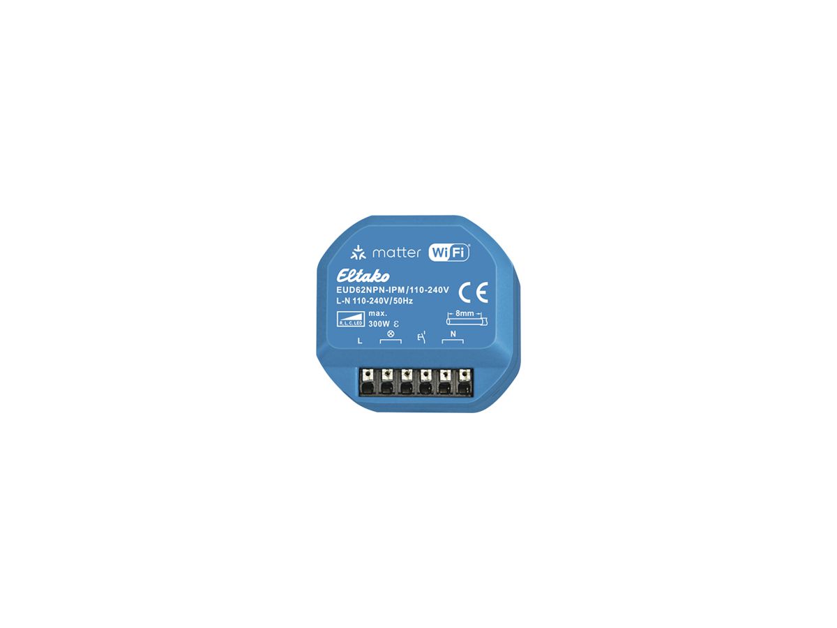 EB-RF-Dimmaktor Eltako EUD62NPN-IPM/110-240V ≤300W Matter