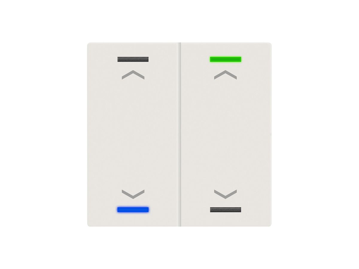 EB-Taster KNX RGBW MDT BE-TAL600211.A1 2T/4B weiss matt "Jalousie"