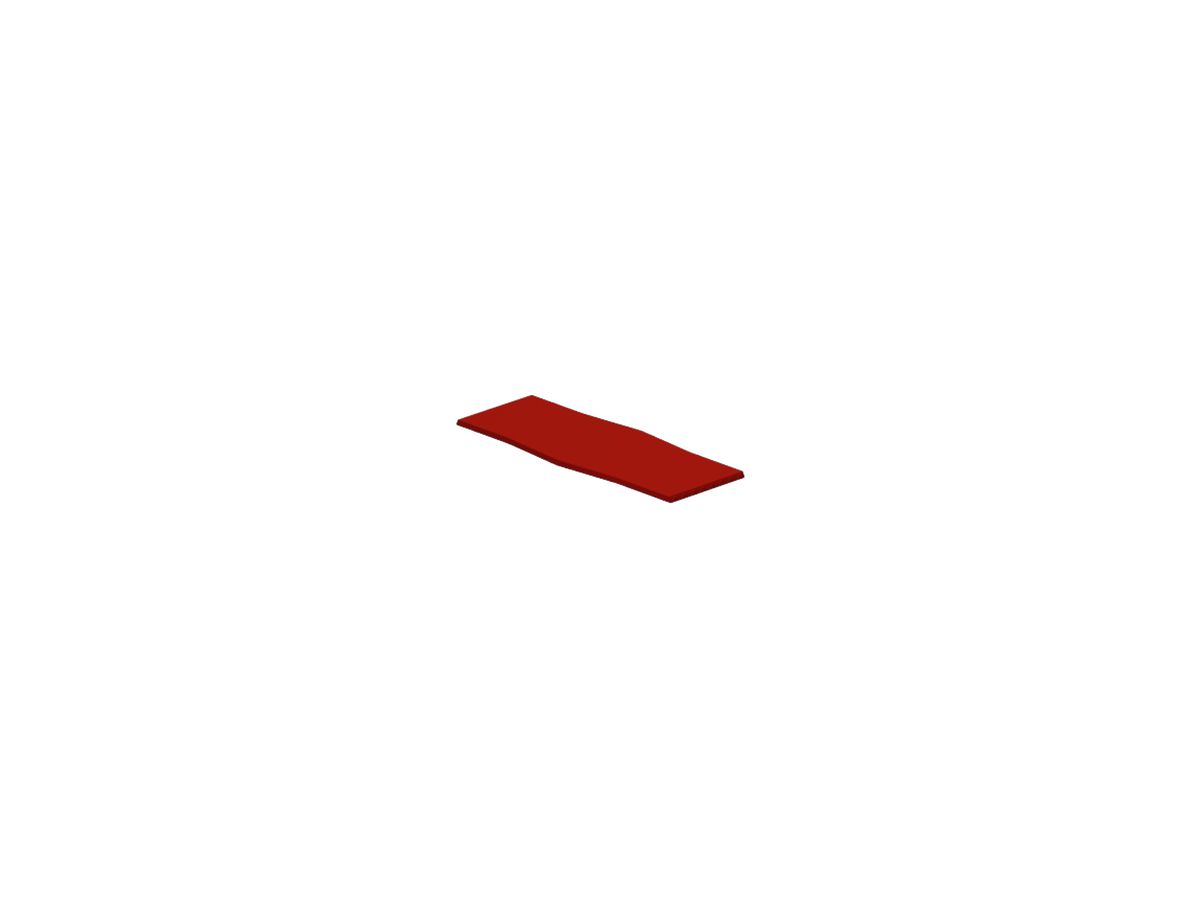 Einsteckschild Weidmüller TM MultiMark 12×4mm Polyester rot