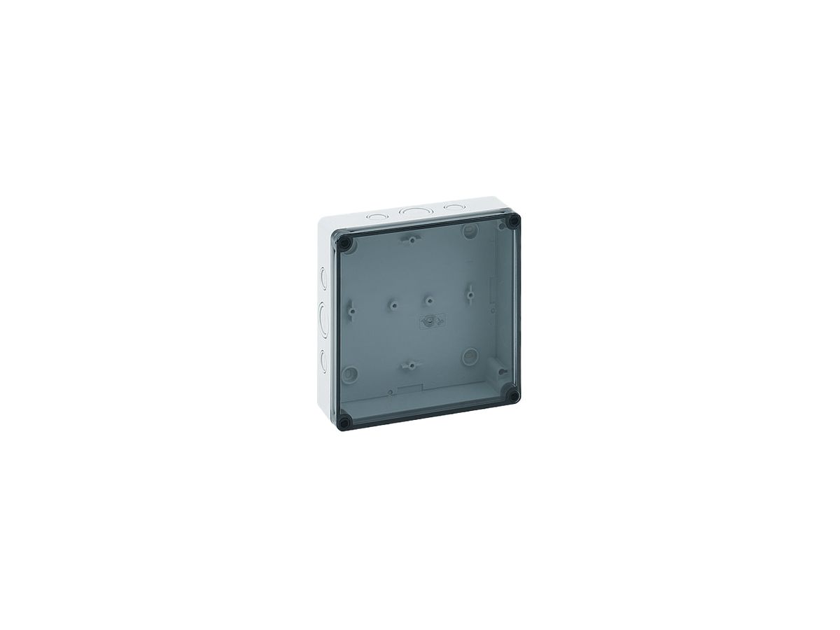 Apparategehäuse PC 1818-6f-tm grau IP66 180×182×63mm