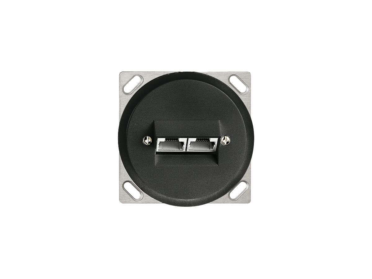 EB-Dose 2×RJ45/s 4P getr.sz ITplus JK 58/64mm