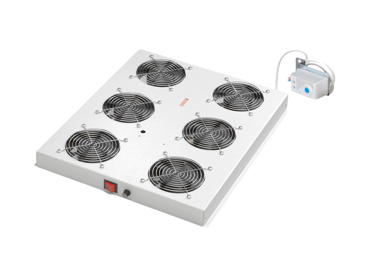 Lüfter ROLINE 420×50×530mm 230V Dachlüfter grau 648m³/h