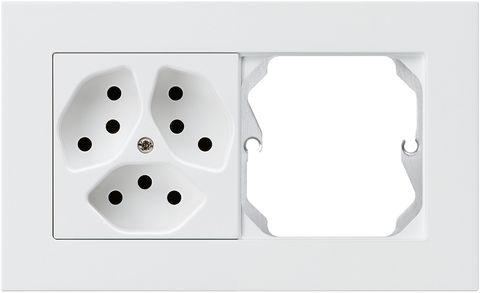 UP-Kombination kallysto.pro Gr.I-I horizontal 3×Typ 13+leer weiss