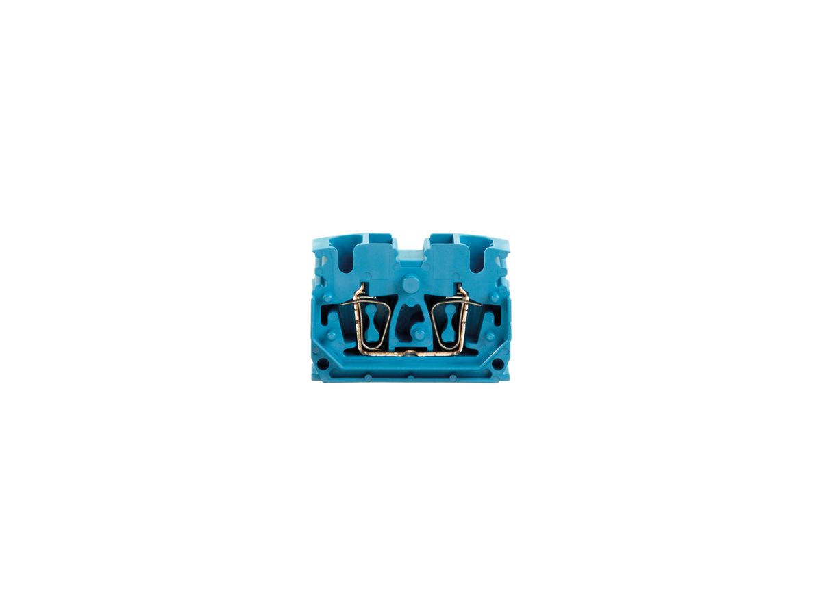 Durchgangs-Reihenklemme Weidmüller ZDUB DM Zugfeder 2.5mm² blau