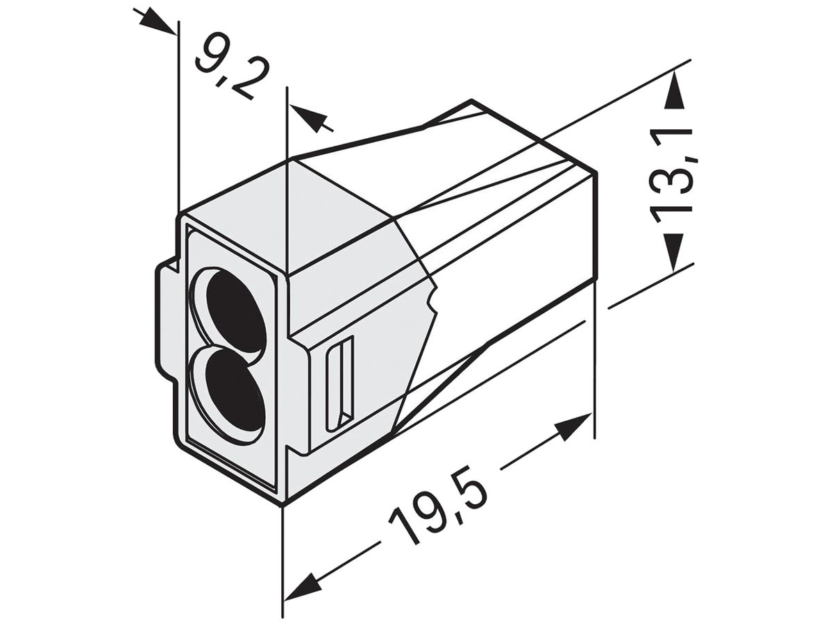 Klemme WAGO 2L 1.5…4mm²