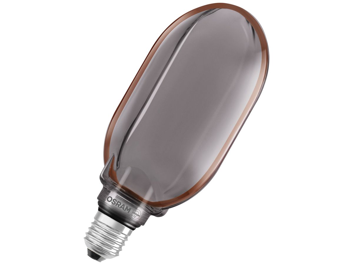 LED-Lampe LEDVANCE Vintage 1906 E27 4W 110lm 1800K klar schwarz DIM Ø100×189