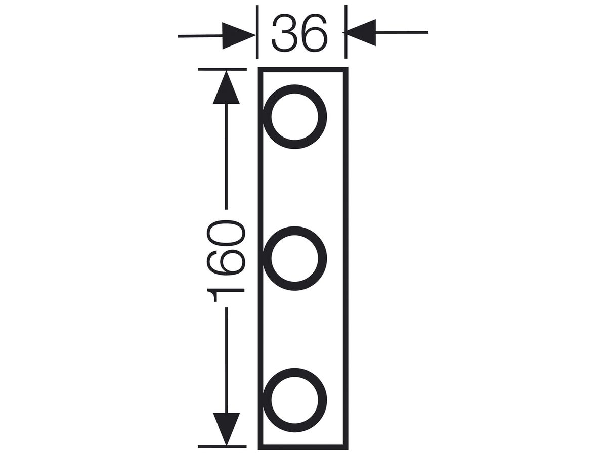 Sicherungselement D-Sicherung D0…2, 3P 63A Hensel ENYSTAR