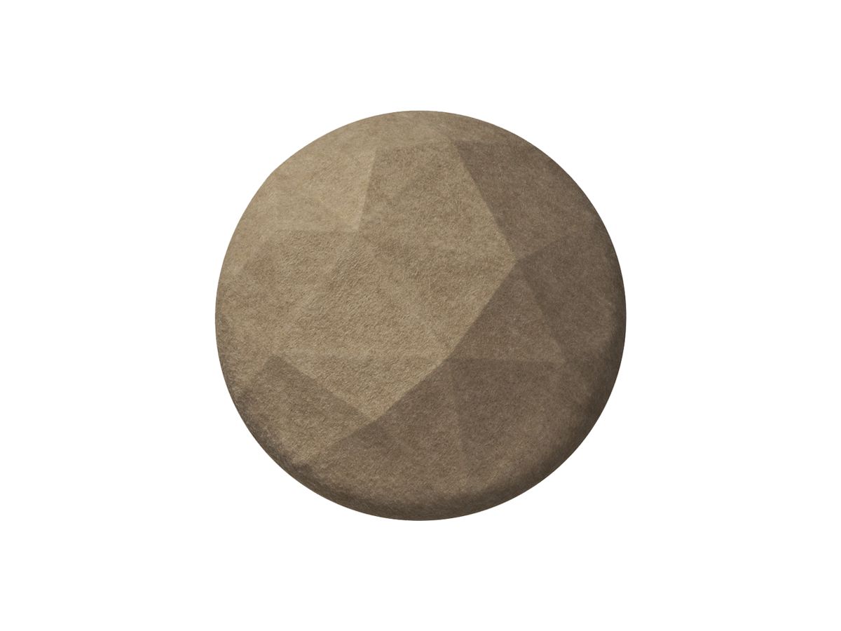 Leuchtenschirm SLV MANA SHADE ROUND 40 Ø400mm Filz/Aluminium beige