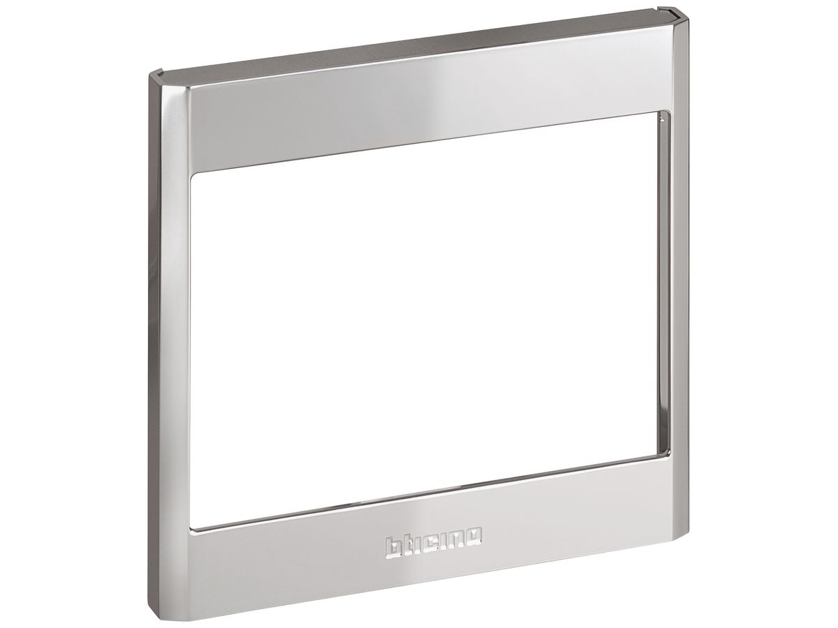 Abdeckrahmen LINEA 5000 1×1 vertikal 139×137mm Edelstahl