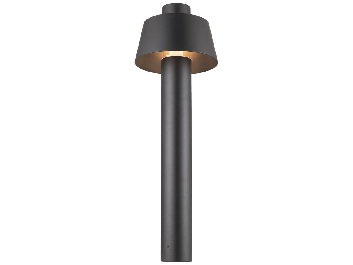 Wegeleuchte SLV PHOTONI 75 E27 1×0…13W IP55 Fussplatte 250×750mm schwarz