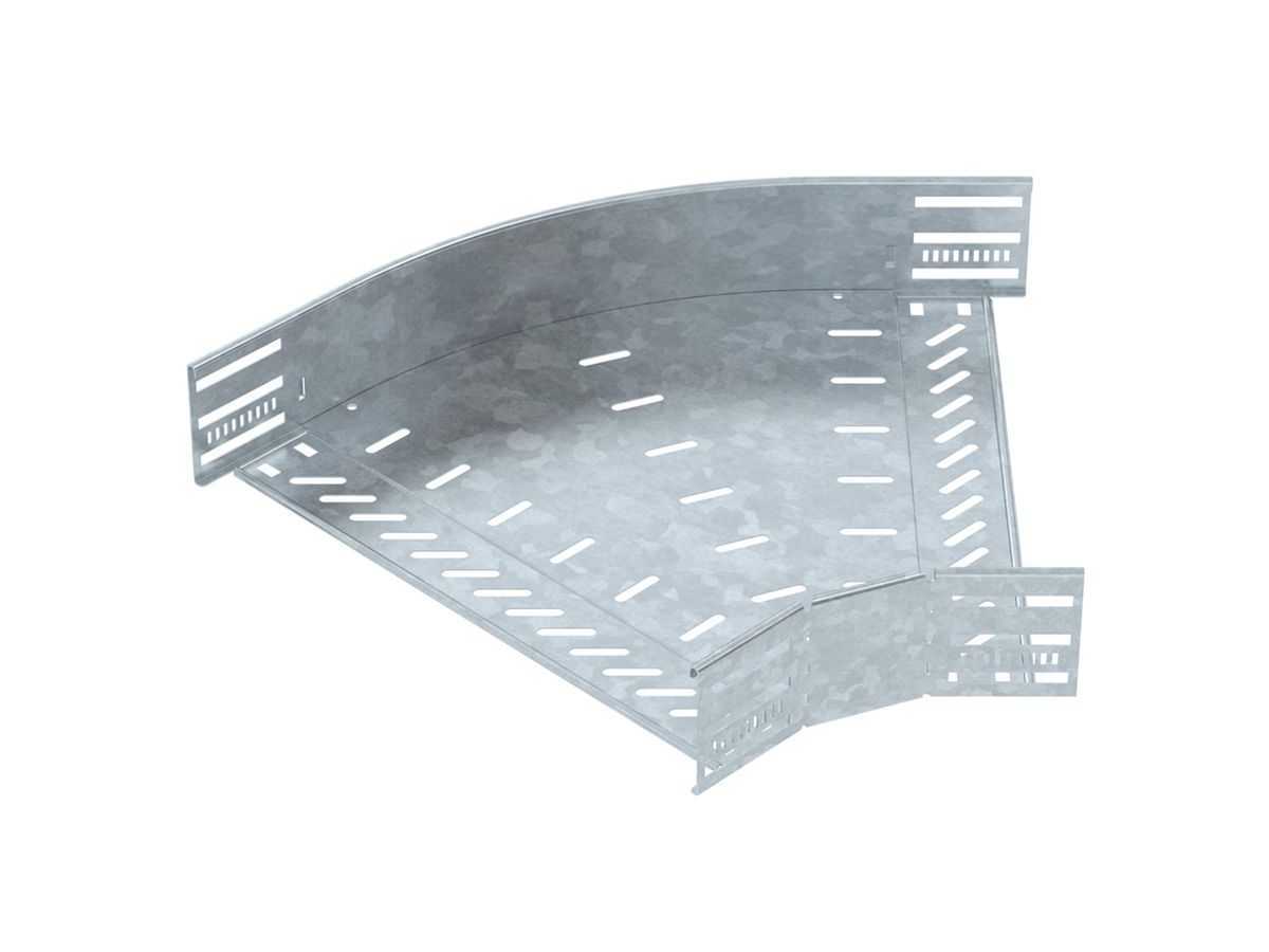 Bogen BET RB 45° 85×400mm Stahl feuerverzinkt