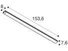 LED-Feuchtraumleuchte SLV WATERPROOF 45W 5970lm 830/840 IP66 1536×80mm grau