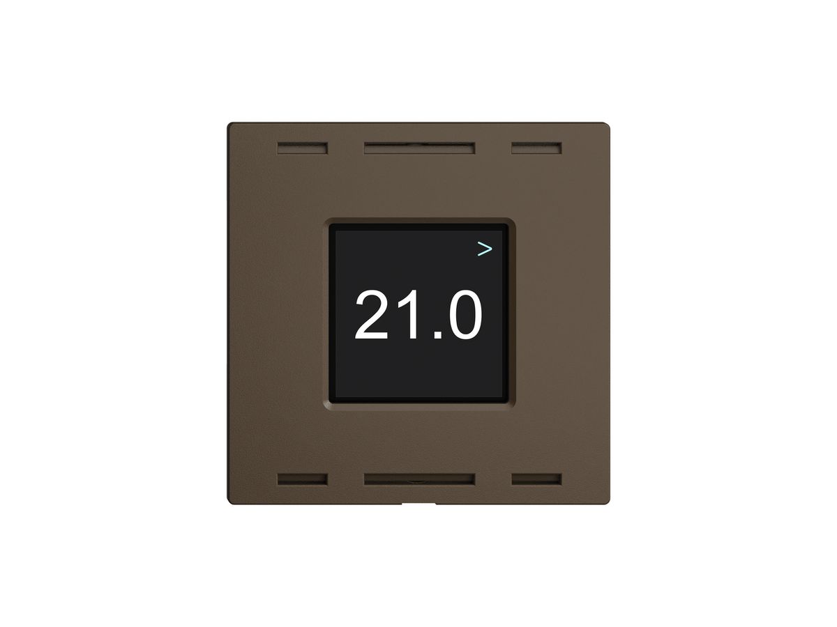 Bedienaufsatz zu Raumtemperatursensor EDIZIOdue Wiser coffee