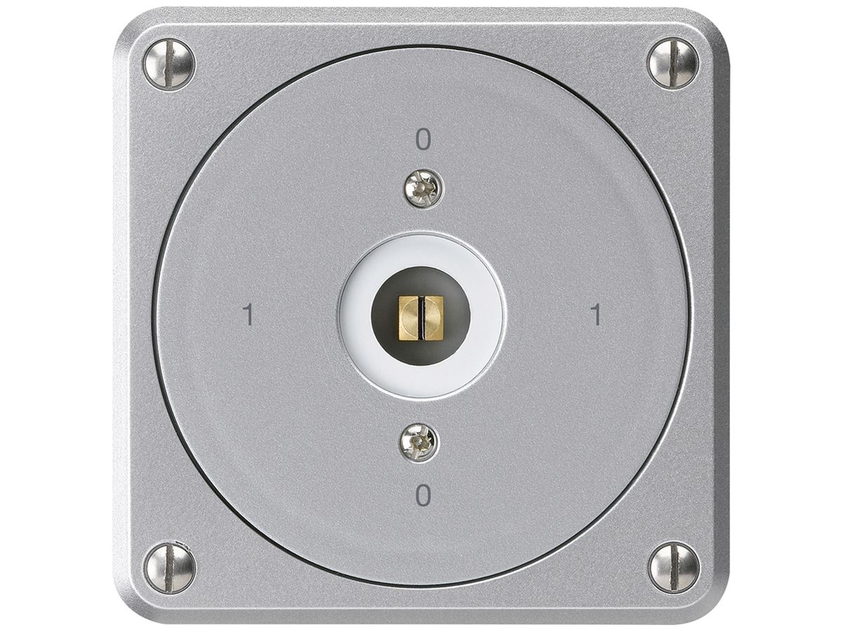 UP-Steckschlüsselschalter robusto ohne Klappdeckel 0/2P aluminium Vierkant
