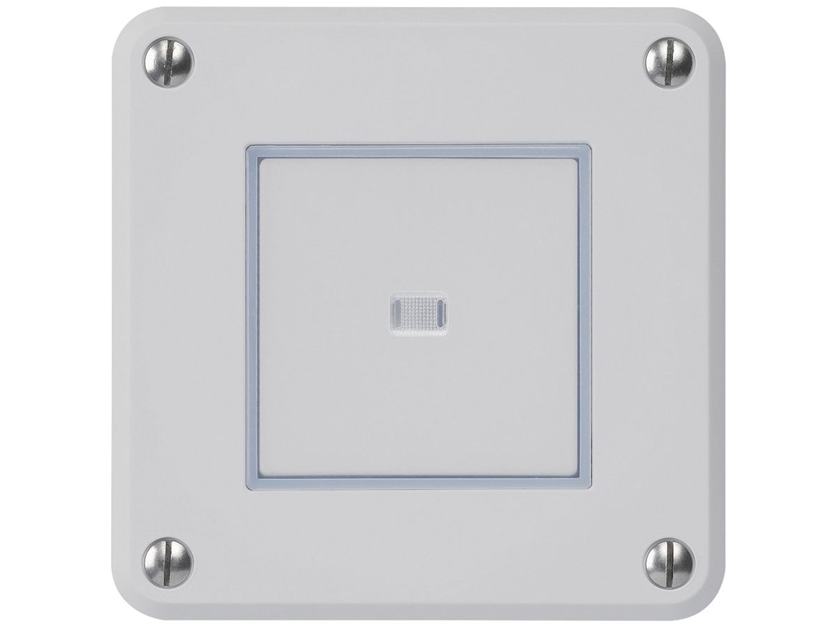 UP-Drucktaster robusto IP55 2P grau beleuchtet für Kombination