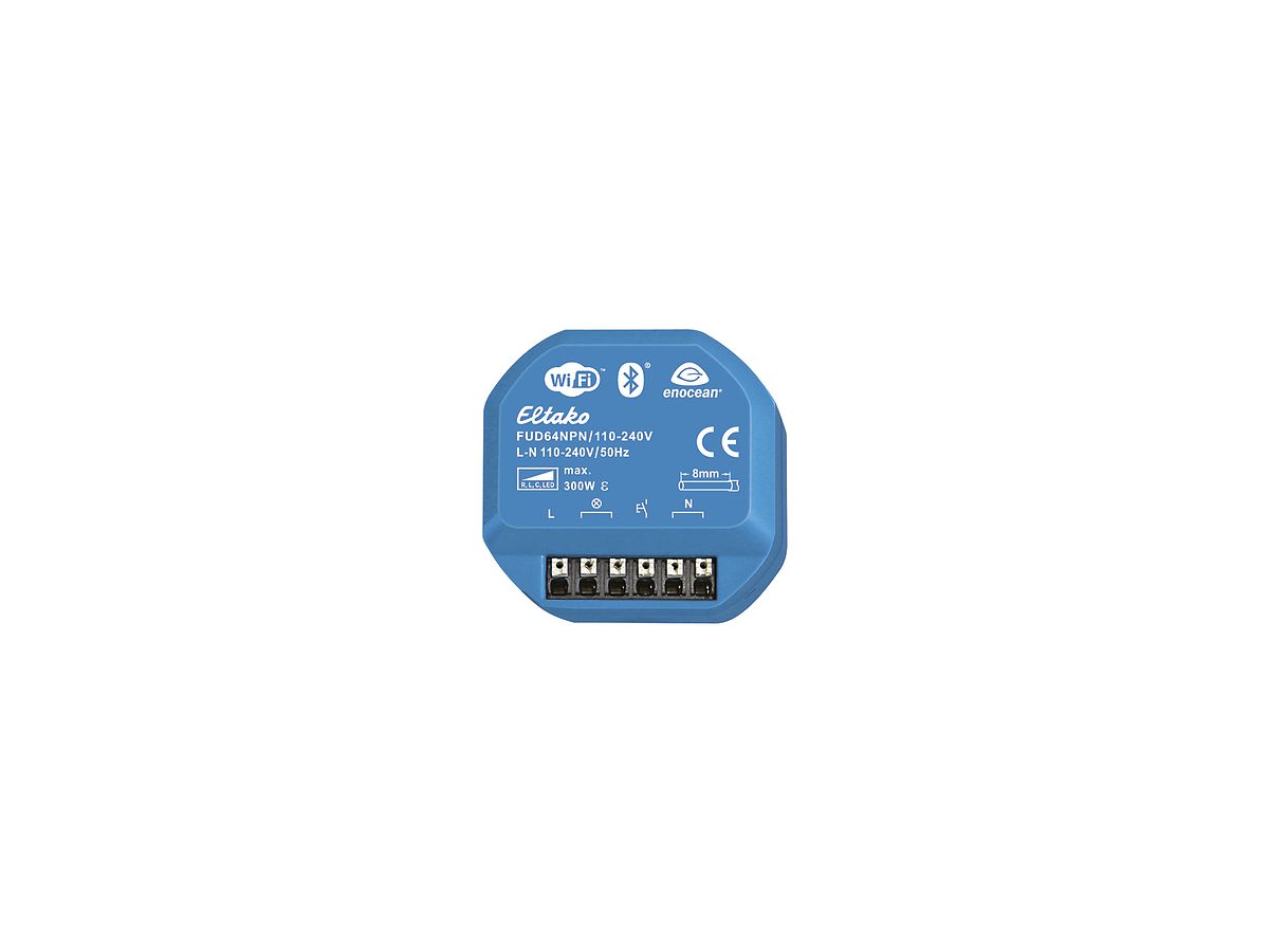 EB-RF-Dimmaktor Eltako FUD64NPN 300W, mit WiFi/BT