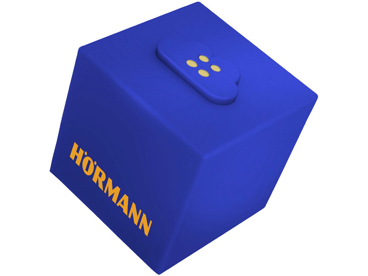 SmartHome-Erweiterungsmodul homee Hörmann BiSecur Cube, 50×50×50mm, blau