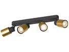 Spot SLV PURI 2.0 Tube CW GU10 4×6W DIM 365×42×138mm schwarz/gold