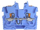 Durchgangsklemme WAGO TOPJOB-S 2250 1mm² 2L 13.5A 500V mit Endklemme blau