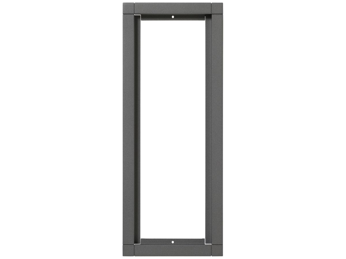Kombirahmen Siedle, aus Aluminium, 331×131×15mm, grau