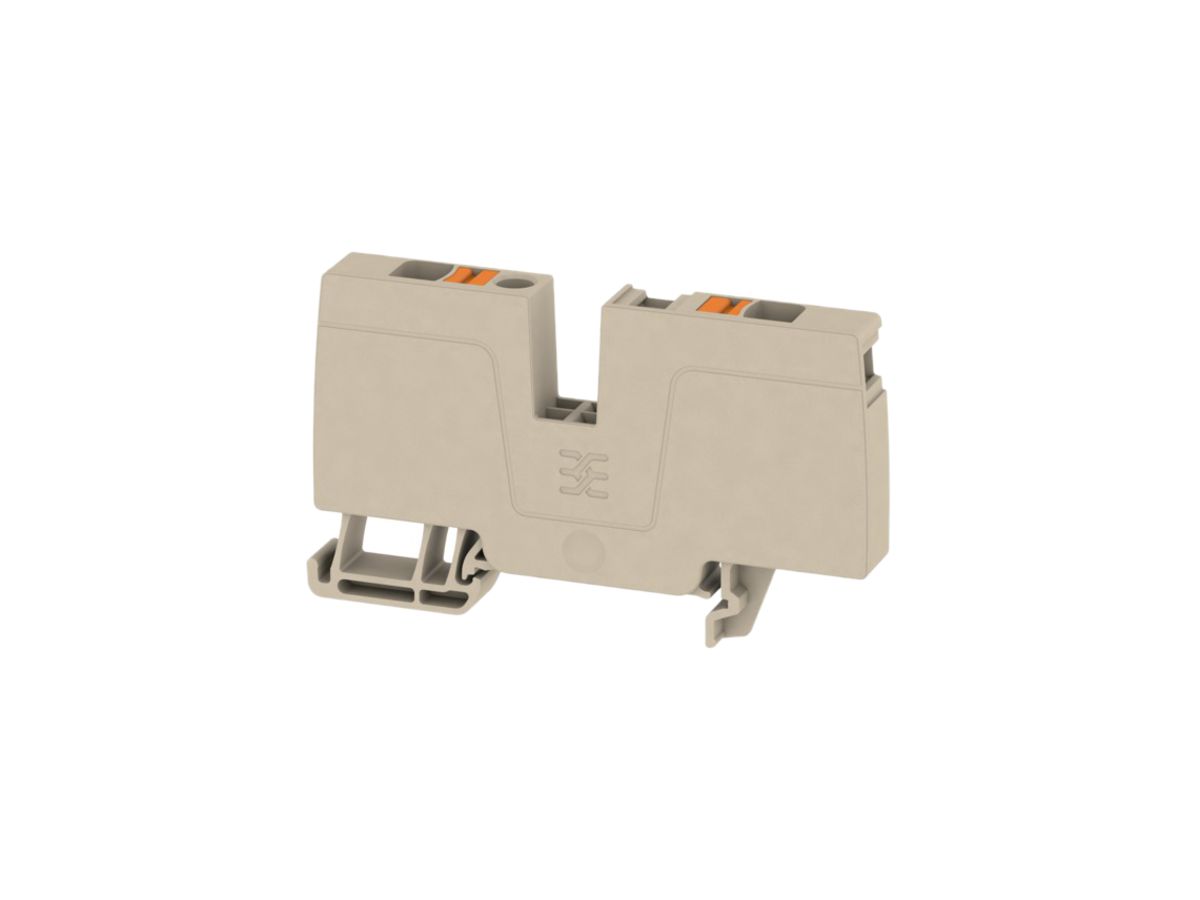 Einspeiseklemme Weidmüller ALO PUSH IN 6mm² TS35 beige