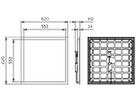 LED-Panelleuchte CoreLine 26W 3600lm 840 IP20/40 620×620 ws