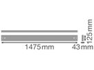 LED-Pendelleu.LEDVANCE LINEAR INDIVILED 69W 8150lm 930 DALI dir./indir.1.5m ws