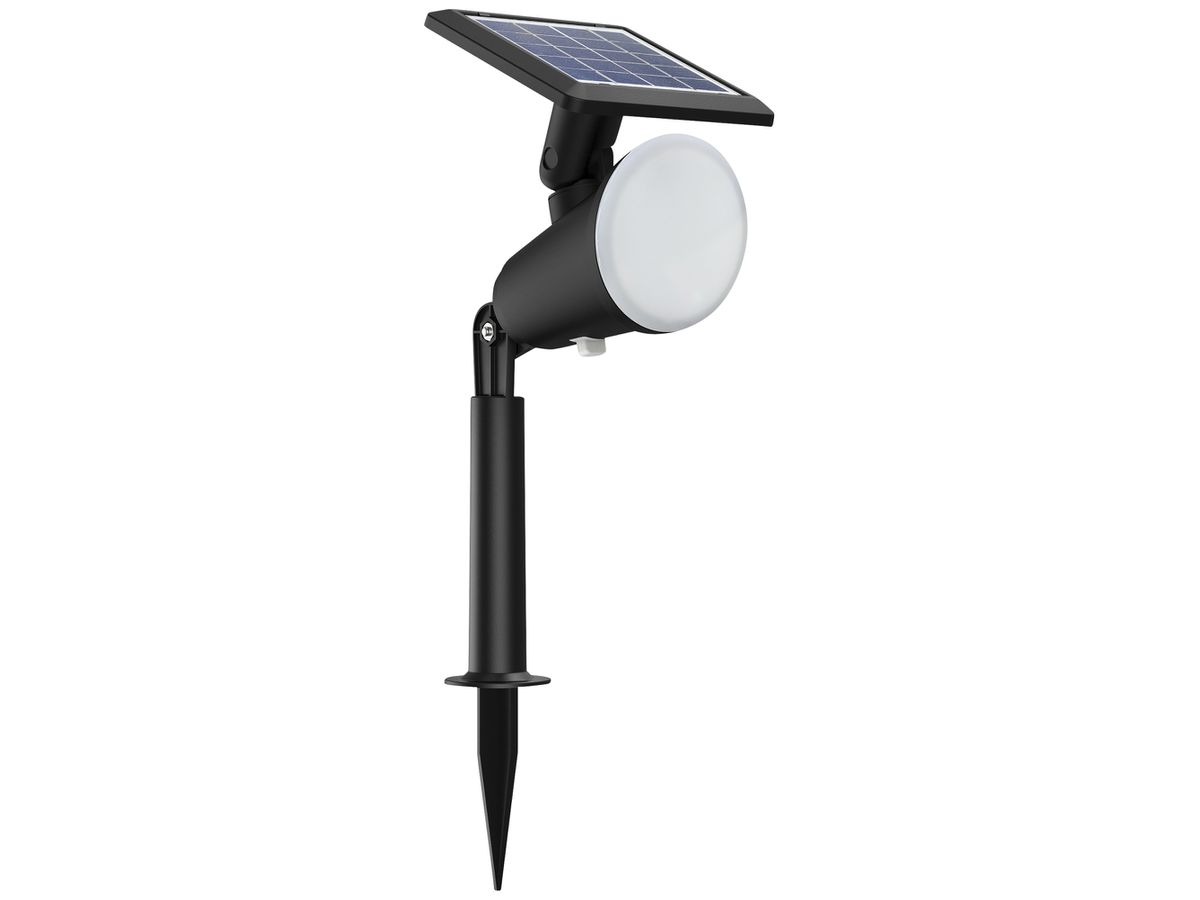 LED-Spiessleuchte Philips Jivix Solar SEN 1.4W 150lm 827 IP44 151×151 schwarz
