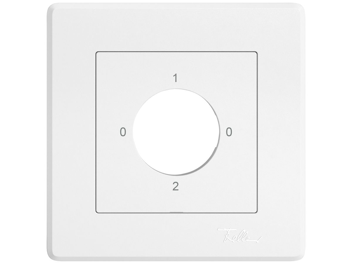 UP-Montageset EDIZIO.liv SNAPFIX® f.Drehschalter m.Schloss 0-1-2-3 ws